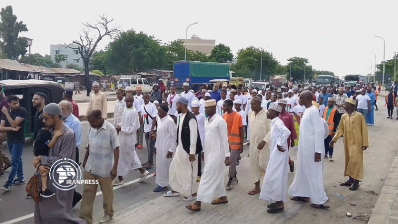 ایران برس: مدينة دار السلام في تنزانيا تشهد مسيرات بمناسبة يوم القدس العالمي  